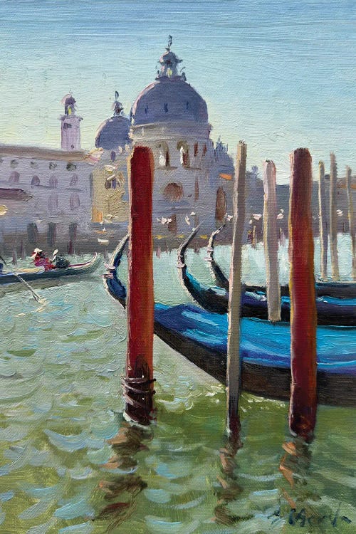 Venice Gondolas by Evgeniia Mekhova wall art