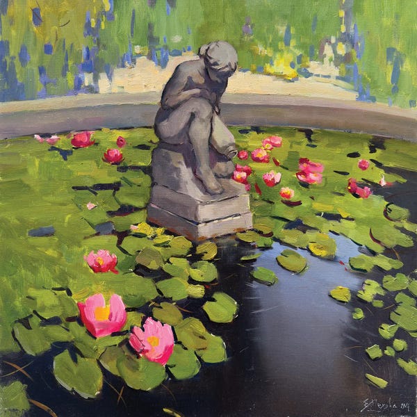 Evgeniia Mekhova: Water Lillies by Evgeniia Mekhova