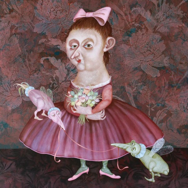 Evgenia Sare: Pink Ribbon by Evgenia Sare