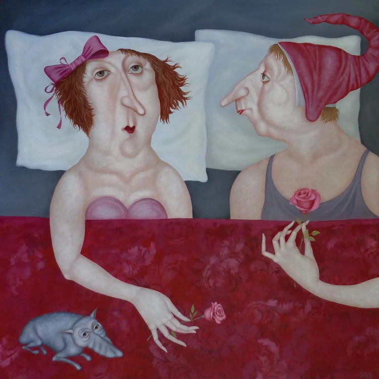 Bed by Evgenia Sare wall art