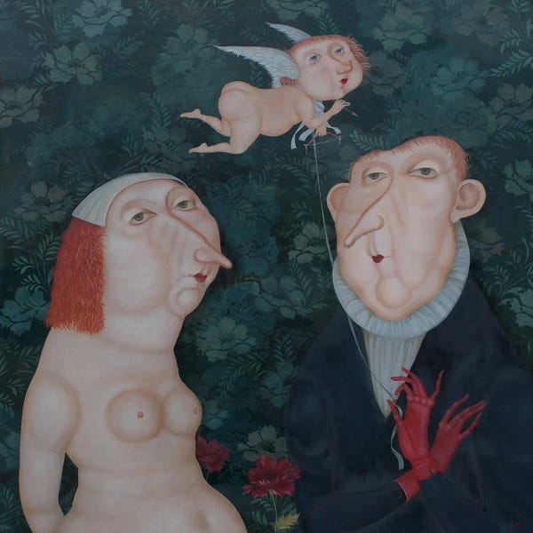 Funky Fine Art: Declaration Of Love by Evgenia Sare