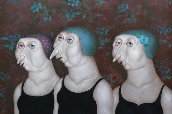 Evgenia Sare: Swimmers by Evgenia Sare