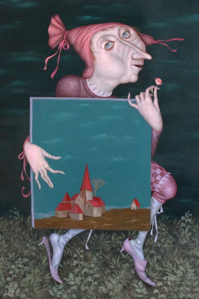 Funky Fine Art: Painter by Evgenia Sare