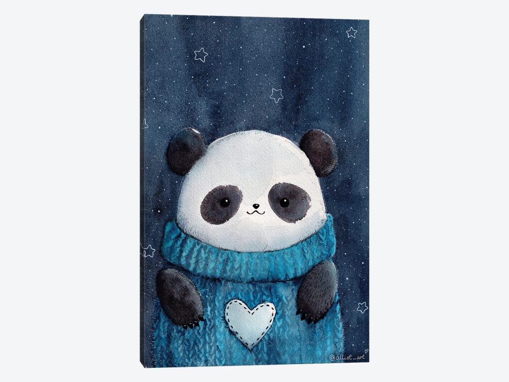 Baby Panda by Evgeniya Kartavaya 1-piece Art Print