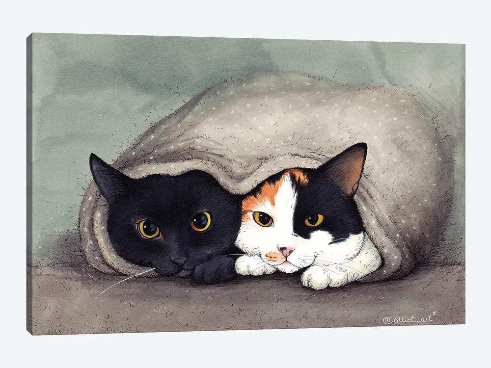 Warm Blanket by Evgeniya Kartavaya 1-piece Art Print