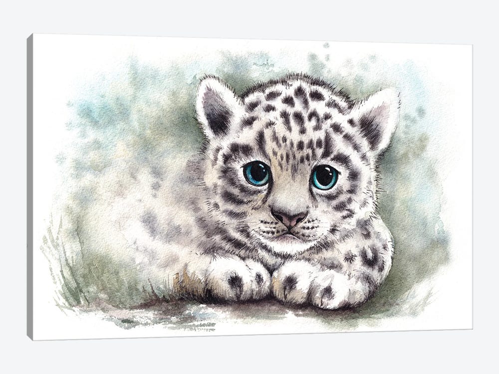 Wild Kitten by Evgeniya Kartavaya 1-piece Canvas Artwork