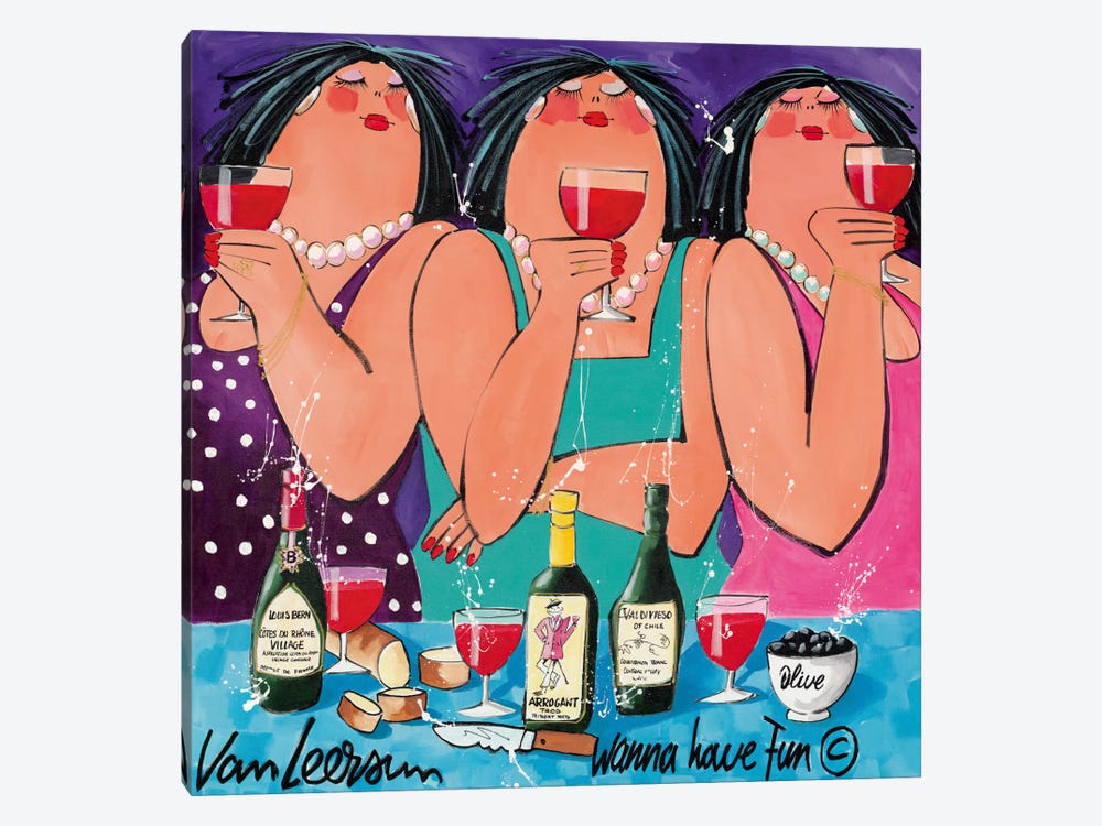 Wanna Have Fun II by El van Leersum 1-piece Canvas Print
