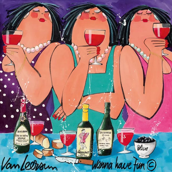 Wine: Wanna Have Fun II by El van Leersum