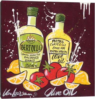 Olive Oil Canvas Art Print