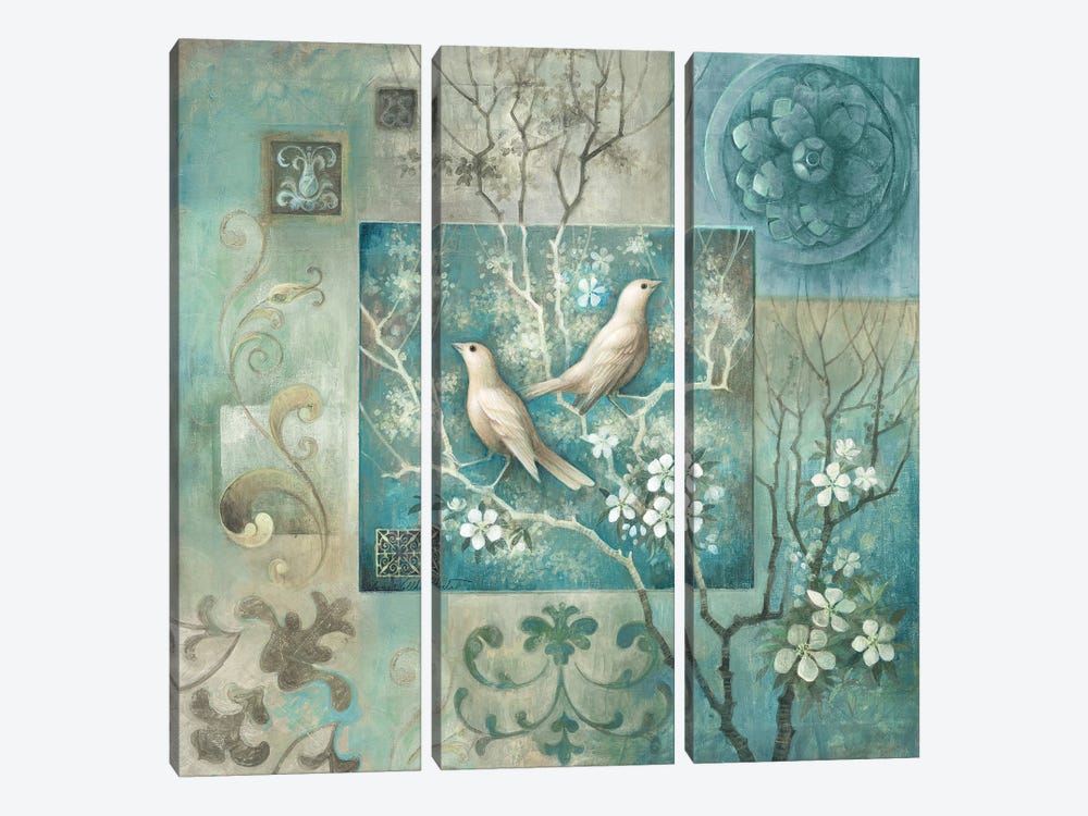 Arboretum Spring Song I by Elaine Vollherbst-Lane 3-piece Canvas Art