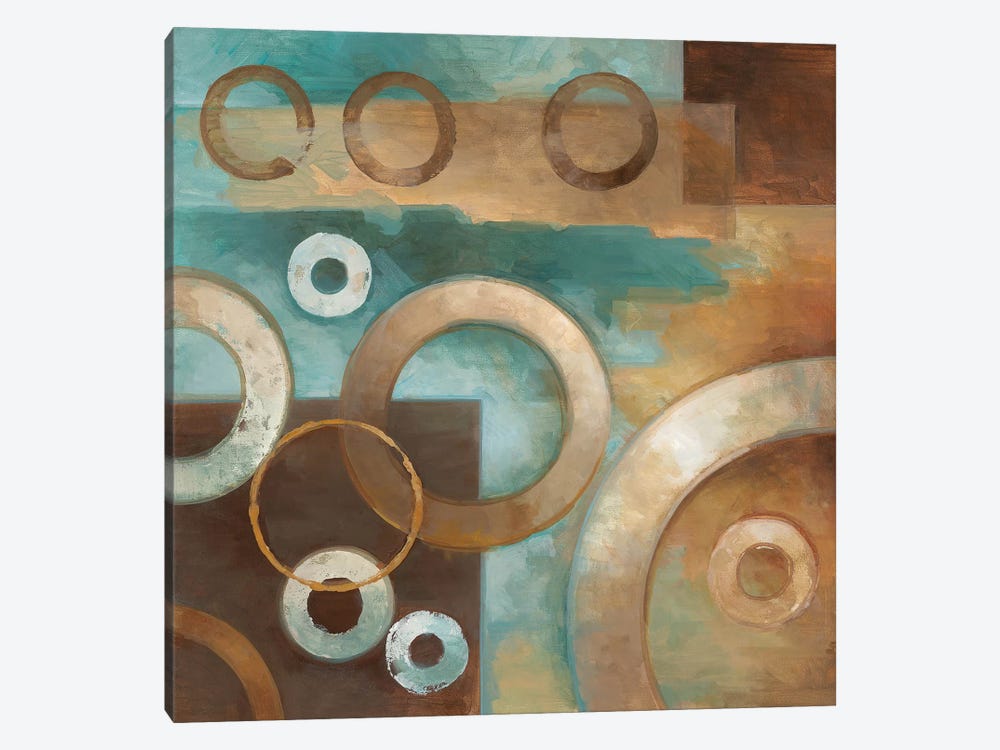 Circular Motion I by Elaine Vollherbst-Lane 1-piece Canvas Wall Art