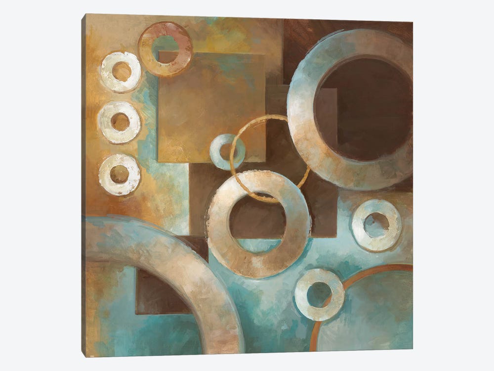 Circular Motion II by Elaine Vollherbst-Lane 1-piece Canvas Print