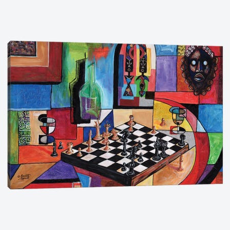 Checkmate Canvas Print #EVR100} by Everett Spruill Canvas Print