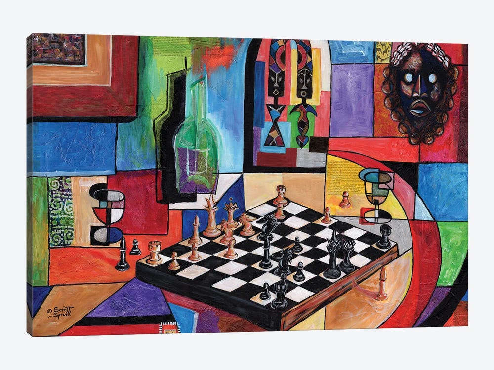 Checkmate by Everett Spruill 1-piece Canvas Print