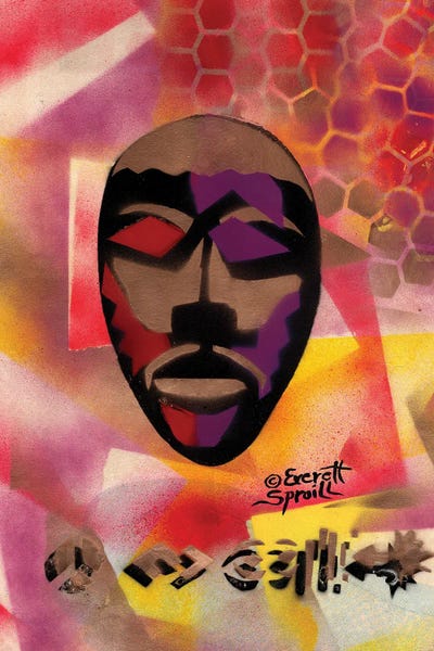 Everett Spruill: Congo Mask by Everett Spruill
