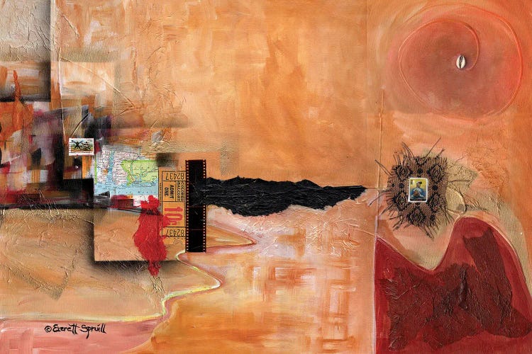 Cultural Abstractions - Satchel Paige by Everett Spruill wall art