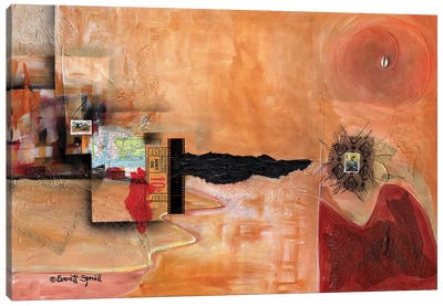 Cultural Abstractions - Satchel Paige Canvas Art Print - Everett Spruill