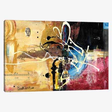 Cultural Abstractions - Martin Luther King Jr. Canvas Print #EVR110} by Everett Spruill Canvas Art