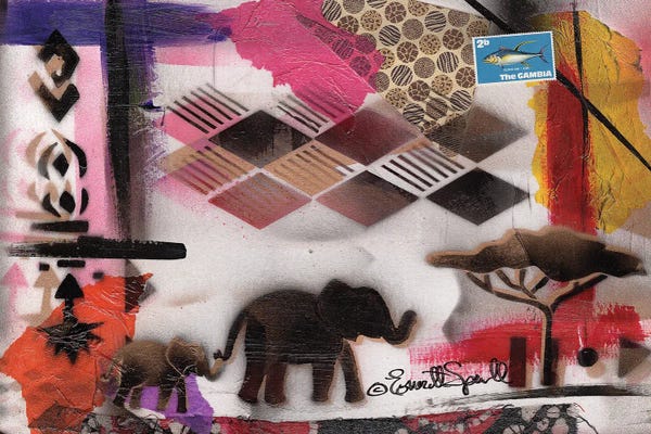 African Heritage: Cultural Remnant - Q by Everett Spruill