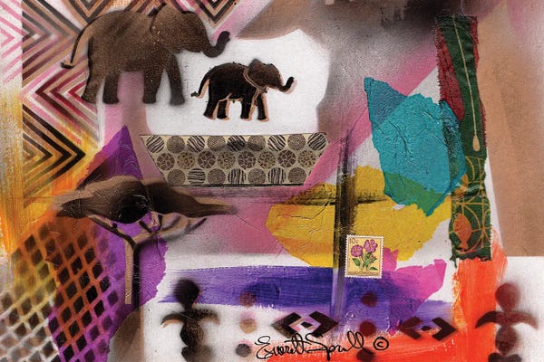 African Heritage: Cultural Remnant - R by Everett Spruill