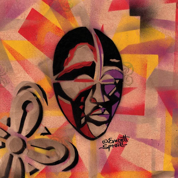 African Heritage: Dan Mask And Perseverance by Everett Spruill