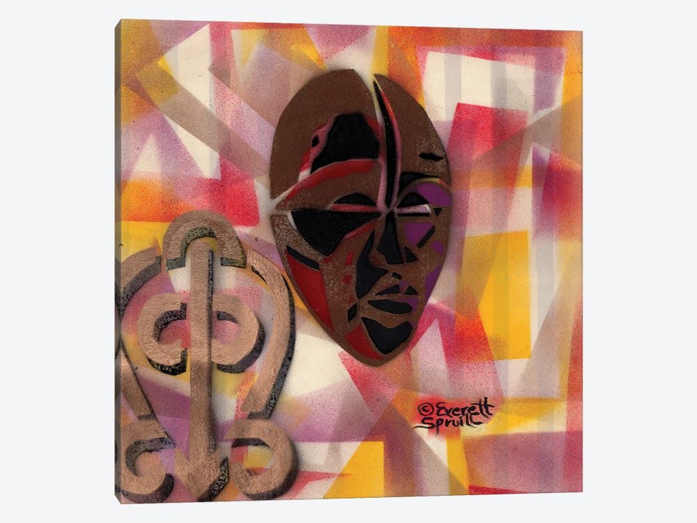 Dan Mask And The Power Of Love by Everett Spruill 1-piece Art Print