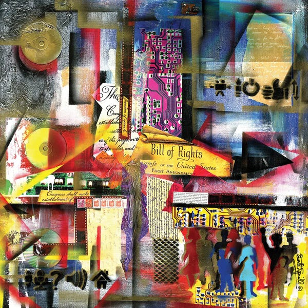 Black Lives Matter: Freedom Of Speech III by Everett Spruill