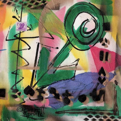 Man by Everett Spruill framed wall art