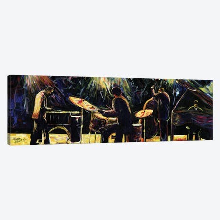 Modern Jazz Quartet - Take Two Canvas Print #EVR152} by Everett Spruill Canvas Artwork