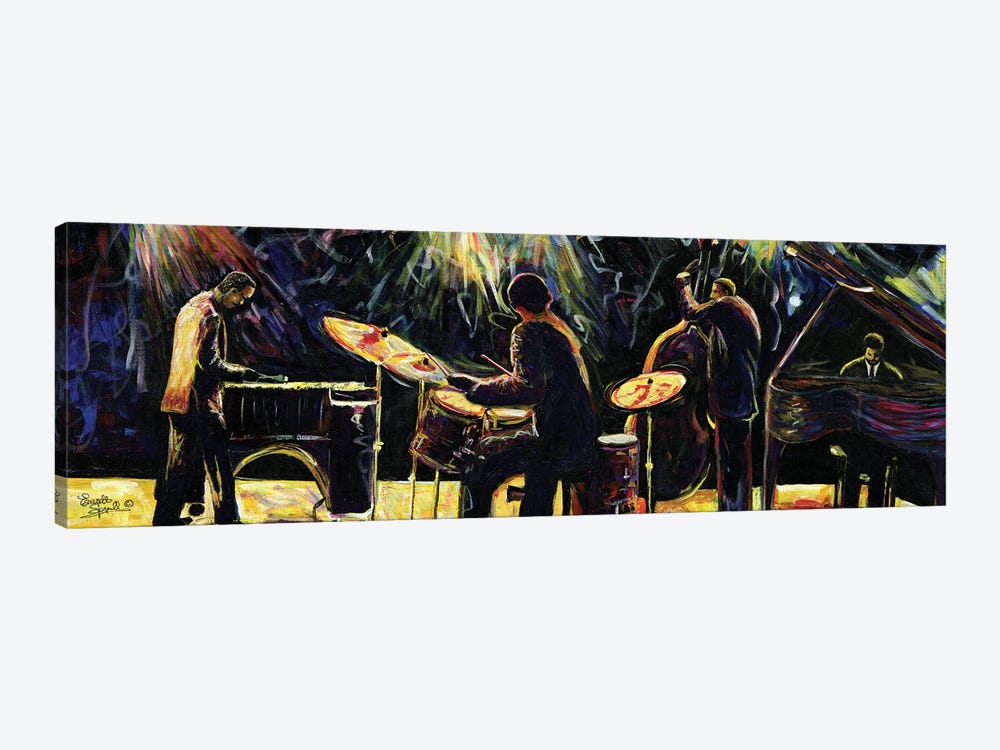 Modern Jazz Quartet - Take Two by Everett Spruill 1-piece Canvas Artwork