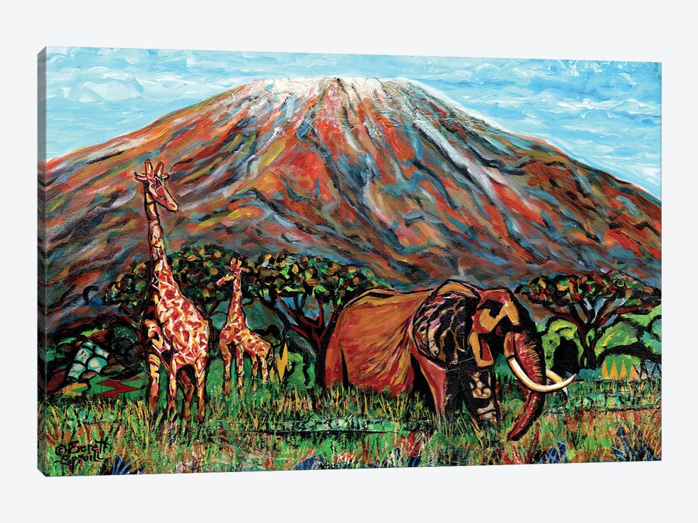 Mt. Kilimanjaro by Everett Spruill 1-piece Canvas Print