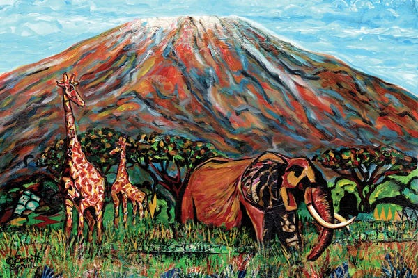 Africa: Mt. Kilimanjaro by Everett Spruill