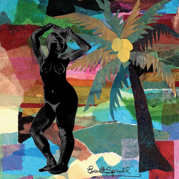 Fine Art Print: Beach Nude I by Everett Spruill