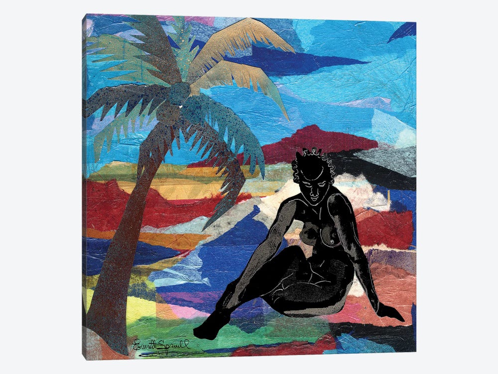 Beach Nude III by Everett Spruill 1-piece Canvas Print