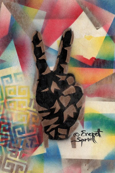 Peace Signs: Peace And Love - A by Everett Spruill