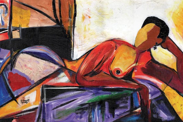 Everett Spruill: Reclining Nude by Everett Spruill
