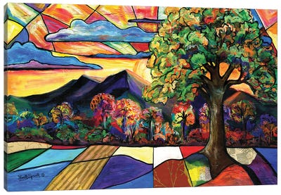 Autumn Sunrise Canvas Art Print - Everett Spruill