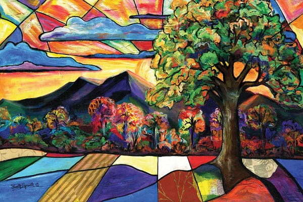Everett Spruill: Autumn Sunrise by Everett Spruill