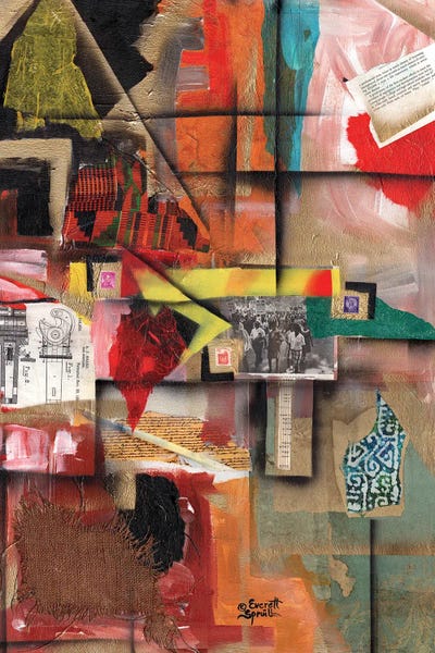 Contemporary Collage: The Problems Of Segregation And Discrimination by Everett Spruill