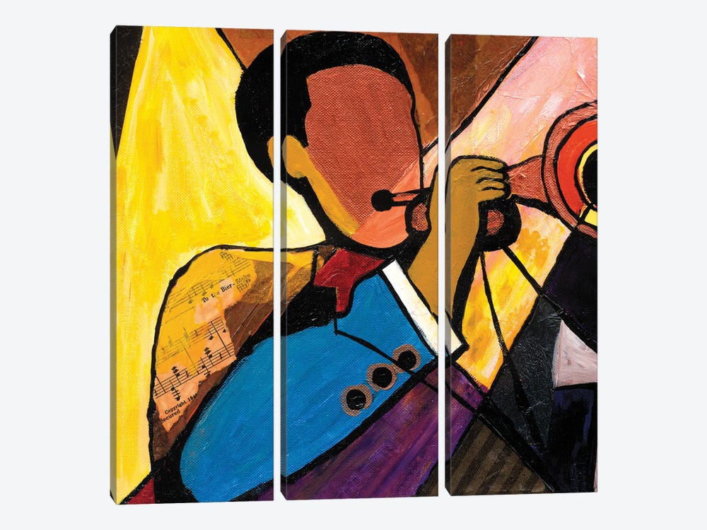 Trip Trio I by Everett Spruill 3-piece Canvas Print