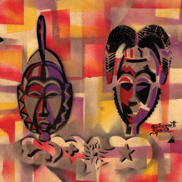 African Heritage: Two Masks by Everett Spruill