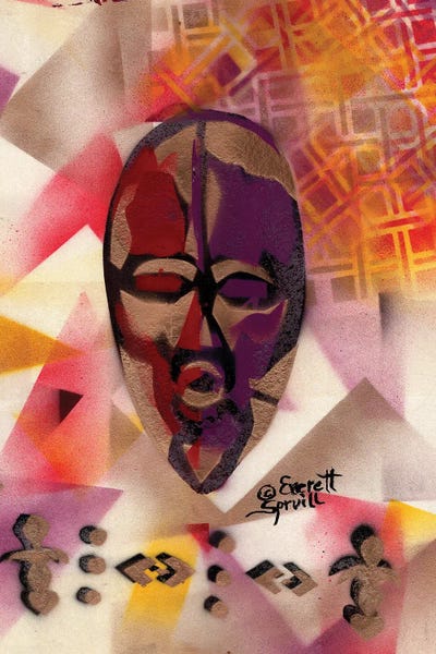 African Heritage: Passport Mask by Everett Spruill