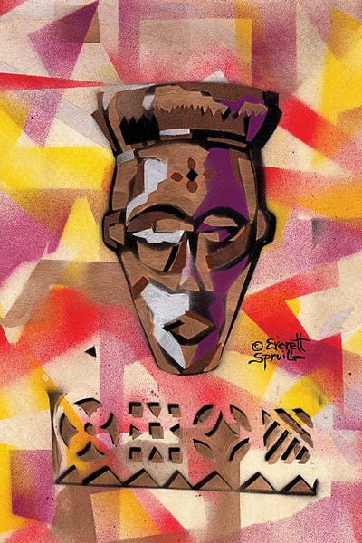 African Heritage: Senufo Mask - Wisdom by Everett Spruill