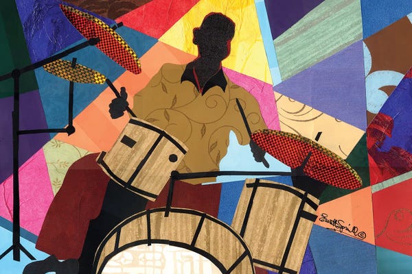 Jazz: Jazzy Drummer by Everett Spruill
