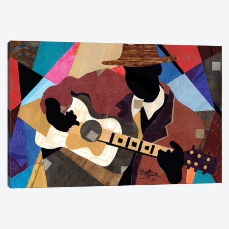 Memphis Blues Canvas Print #EVR5} by Everett Spruill Canvas Art Print