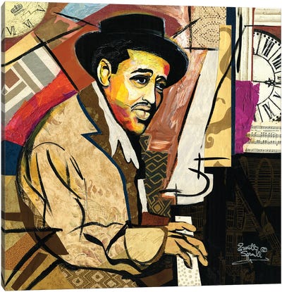 Sir Duke Ellington Canvas Art Print - Jazz Art