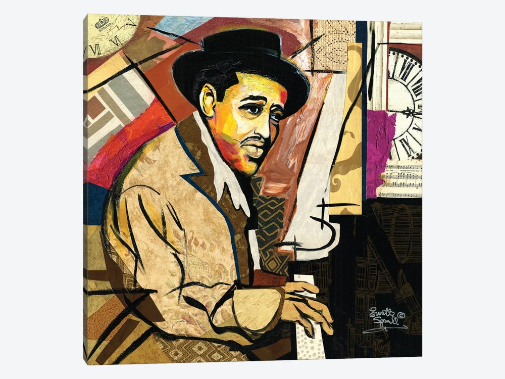 Sir Duke Ellington by Everett Spruill 1-piece Canvas Art Print