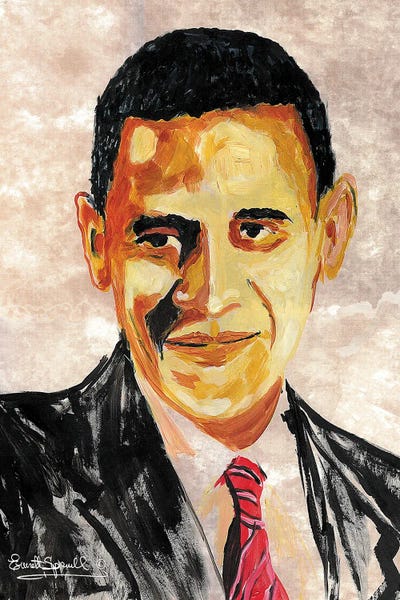 Everett Spruill: Barack Obama (44th President) by Everett Spruill