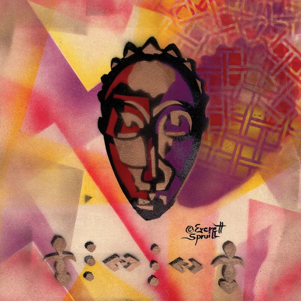 Everett Spruill: Baule Mask by Everett Spruill