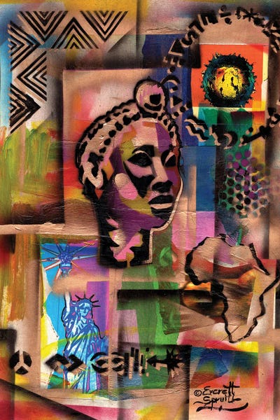 Everett Spruill: Benin Queen Mother by Everett Spruill